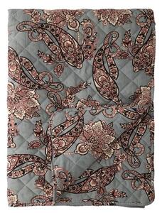 Opálový bavlněný přehoz Paisley vzor Aix Quilt - 130*180 cm - Chic Antique