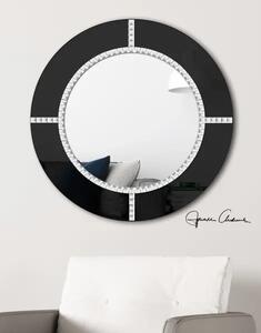 Zrcadlo Denis Black o 80 cm