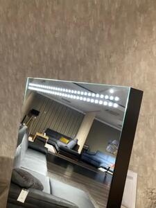 Zrcadlo Niro Black LED 70 x 180 cm