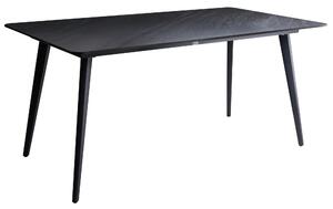 Zahradní jídelní stůl RODALLO 160 cm 90 cm Kámen Černý mramor