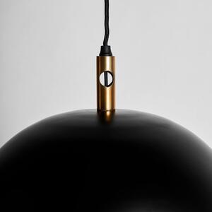 Stropní lampa kolopo Ø 39 cm černá