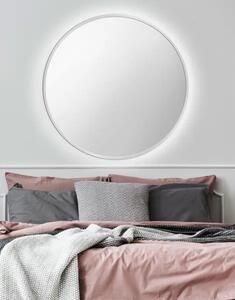 Zrcadlo Nordic Silver LED o 90 cm