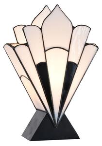 Stolní lampa Tiffany ve vějířovitém tvaru Barea - 36*3*21 cm