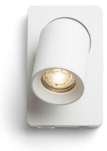 VOLTERA USB svítidlo nástěnné bílá/černá 230V GU10 50W - RED - DESIGN RENDL