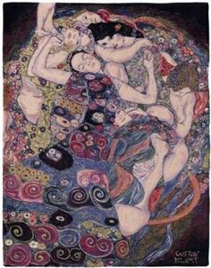 Vlámský gobelín Virgin I by Gustav Klimt (1913)
