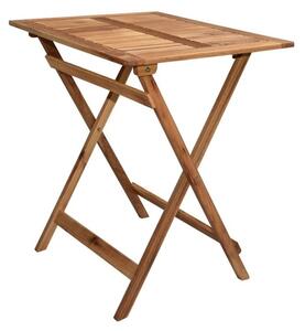 ROJAPLAST Skládací zahradní stůl - EMA, 65x55 cm, dřevěný