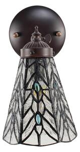 Nástěnná lampa Tiffany Venne grey - 17*12*23 cm E14/max 1*40W