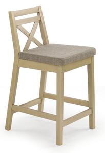 Dřevěná barová židle Borys Low