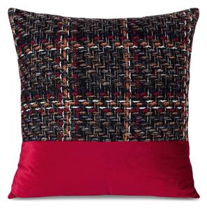 VÁNOČNÍ DEKORAČNÍ POVLAK NA POLŠTÁŘ PATTERN 1KS 45X45 CM VZOROVANÁ