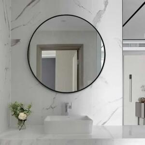 Zrcadlo Nordic Black o 95 cm