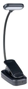 Grundig - LED Nabíjecí stolní lampa s klipem LED/5V 400 mAh černá