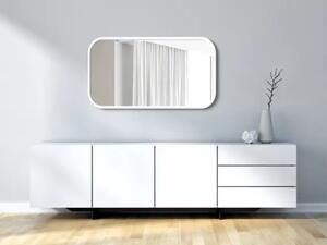 Zrcadlo Mirel bílé 80x110 cm