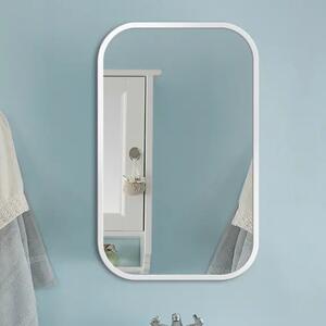 Zrcadlo Mirel bílé 80x110 cm