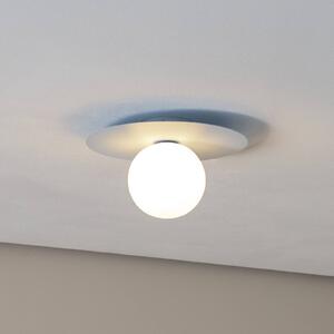 Stropní svítidlo Pixie, světle modré, sklo, Ø 25 cm, globus, G9