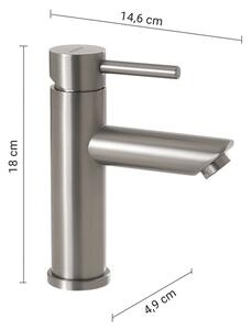 Gedy - Umyvadlová baterie GARDA 18 cm matný chrom