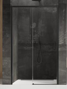 New Trendy Prime Black sprchové dveře 110 cm posuvné černá matný/průhledné sklo D-0318A