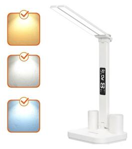 LED Stm. nabíjecí stolní lampa NOBLITE P LED/5W/5V 3000/4000/6000K 2200 mAh bílá