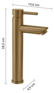 Gedy - Umyvadlová baterie ALTO 28,5 cm zlatá
