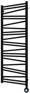 Radiátor elektrický SAT Lilon 133,5x50 cm černá matná SATRALI1335500EBL