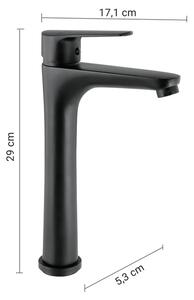 Gedy - Umyvadlová baterie COMO 29 cm matná černá