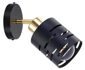 Nástěnné bodové svítidlo ELEN 1xE27/35W/230V černá/zlatá