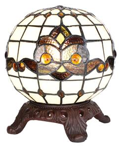 Stolní lampa Tiffany ve tvaru koule Gullia - Ø 20*25 cm E14/max 1*25W