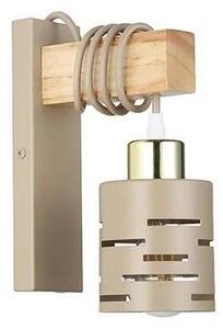 Nástěnná lampa ELEN 1xE27/35W/230V béžová/zlatá/hnědá