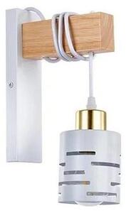 Nástěnná lampa ELEN 1xE27/35W/230V bílá/zlatá/hnědá