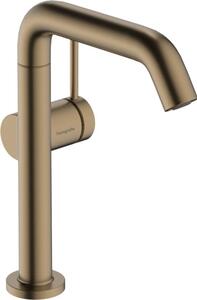 Umyvadlová baterie Hansgrohe Tecturis S s clic-clacem kartáčovaný bronz 73360140