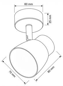 Brilagi - LED RGBW Stmívatelné bodové svítidlo NUGGET 1xGU10/4,8W/230V černá/zlatá