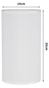 Brilagi - Stínidlo ke stolní lampě TABLON E27 pr. 14 cm bílá