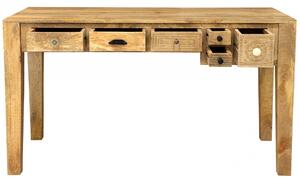 Psací stůl Manu 135x76x60 z mangového dřeva