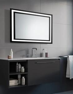 Zrcadlo Moderno LED Black 80 x 60 cm
