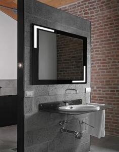 Zrcadlo Bologna LED Black 80 x 60 cm