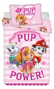 Oblíbila si Vaše ratolest animovaný seriál se záchranářskými psi, kteří si říkají Paw Patrol? Ideální volba pro bavlněné povlečení do postýlky s tímto motivem. Laděné do růžové barvy. Rozměr je 100x135, 40x60 cm