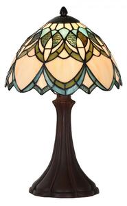 Barevná stolní lampa Tiffany Delafosse - Ø 25*42 cm