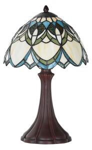 Barevná stolní lampa Tiffany Delafosse - Ø 25*42 cm