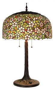 Barevná stolní lampa Tiffany Flower Garden - Ø 46*72cm