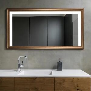Zrcadlo Wood LED Zenas typ C 80 x 60 cm