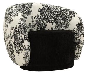 Černobílé křeslo Oriental Style – Mauro Ferretti