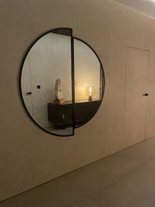 Zrcadlo Naseo Black 90 x 100 cm