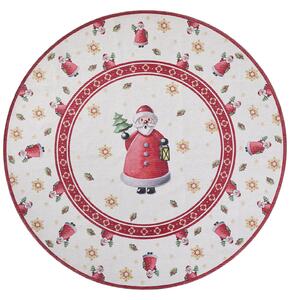 Villeroy & Boch, Kusový koberec Villeroy & Boch Toy's delight 106273 Cream, Red kruh, 160x160 (průměr) kruh, červená, obývací pokoj