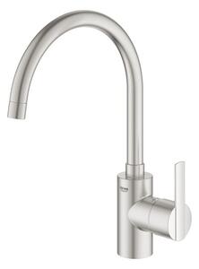 Dřezová baterie GROHE Feel s otočným ramínkem supersteel 32670DC2