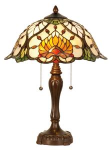 Stolní lampa Tiffany Yellow Garden - Ø 40*50 cm 2x E27