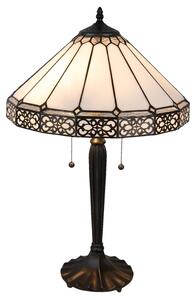 Stolní lampa Tiffany Tatienne - Ø 41*62 cm / E27 / Max. 2x60 Watt