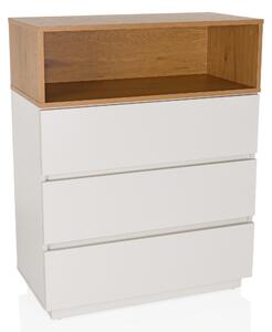 Hjh LIVING Komoda se 3 zásuvkami MELMO K Příborník 100,0 x 80,0 x 40,0 cm