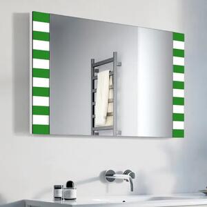 Zrcadlo Zeba LED Green 80 x 60 cm