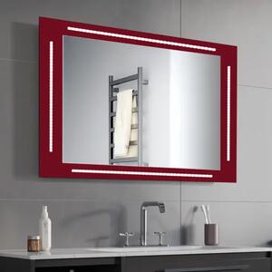 Zrcadlo Zenat LED Red 60 x 60 cm