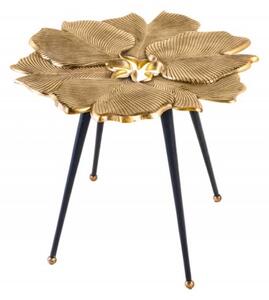 Ginkgo Leafs konferenční stolek zlatý 55 cm