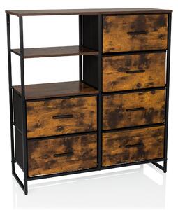 Hjh LIVING Komoda se 6 zásuvkami RAGALA Příborník 92,0 x 84,0 x 30,0 cm